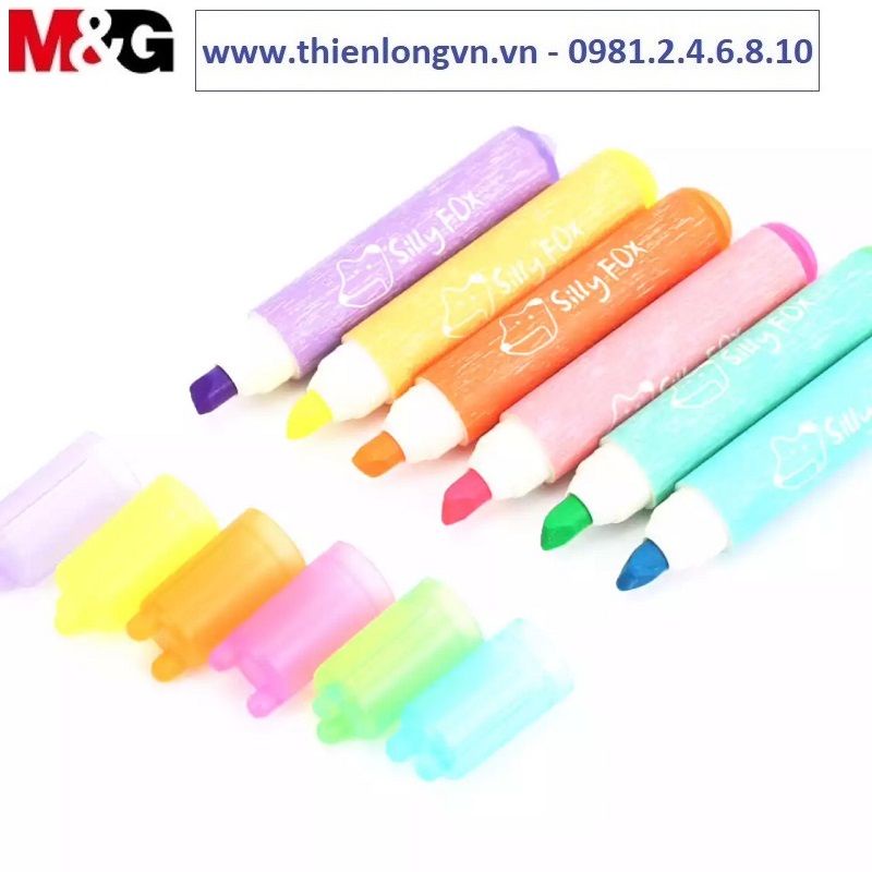 Bộ dấu dòng 6 màu M&amp;G - AHM22506