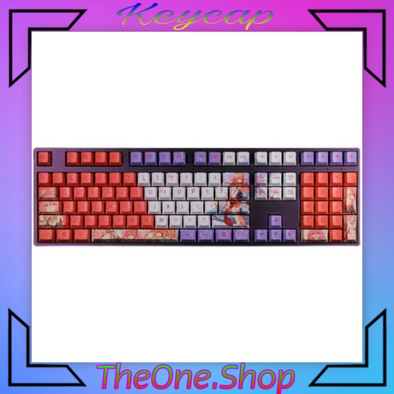 Keycap Yae Miko - Gensin Impact XDA profile làm từ nhựa PBT siêu bền