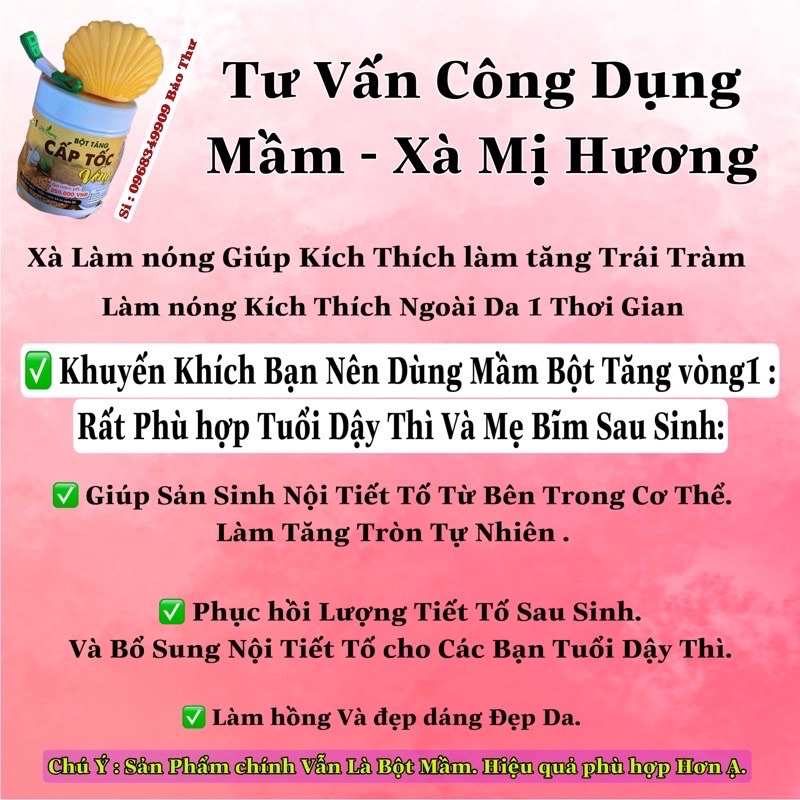 Xà phòng Nở Ngực Mị Hương - Xà Bông Con Sò Tăng Vòng 1 Giúp SĂn Chắc