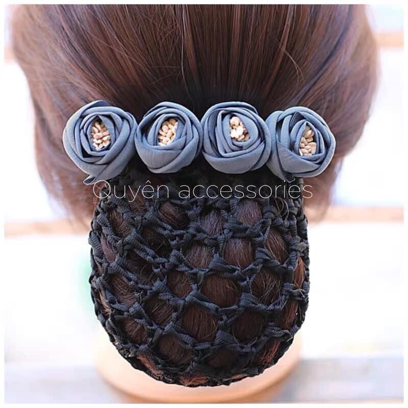 KẸP BÚI HOA LỤA NHÍ