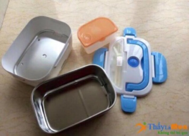 HỘP CƠM CẮM ĐIỆN 2 NGĂN RUỘT INOX TIỆN DỤNG