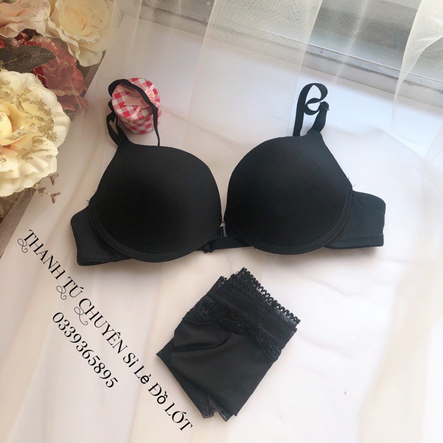 Set Bộ Đồ Lót nữ cao cấp CharmAiry dây mảnh Cài trước tạo khe có gọng nâng đẩy ngực gợi cảm 1501 (  cả bộ ) | BigBuy360 - bigbuy360.vn