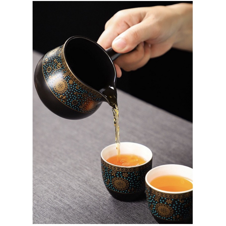 BỘ ẤM TRÀ ĐẠO CỐI XAY ĐỘC ĐÁO ĐÀI BẮC TAIPEI TEA MILL CAO CẤP