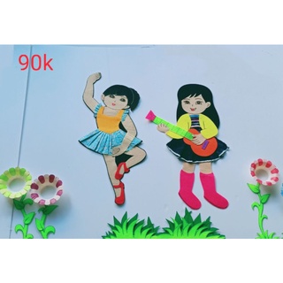 Góc nghệ thuật. Trang trí góc mầm non. đồ dùng mầm non