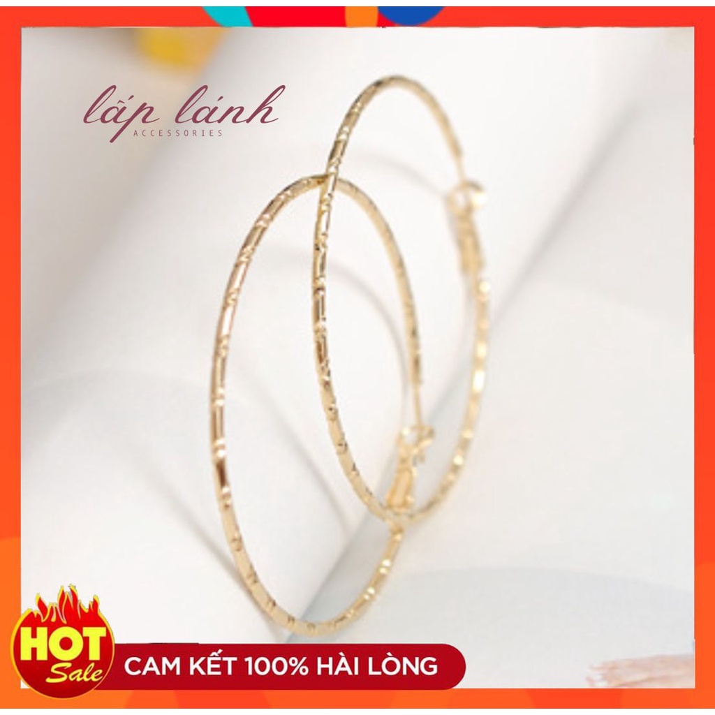 [HOT] BÔNG TAI KHUYÊN TAI TRÒN BẢN TO THỜI TRANG CÁ TINH PHONG CÁCH SÀNH ĐIỆU NỔI BẬT 222BTT01