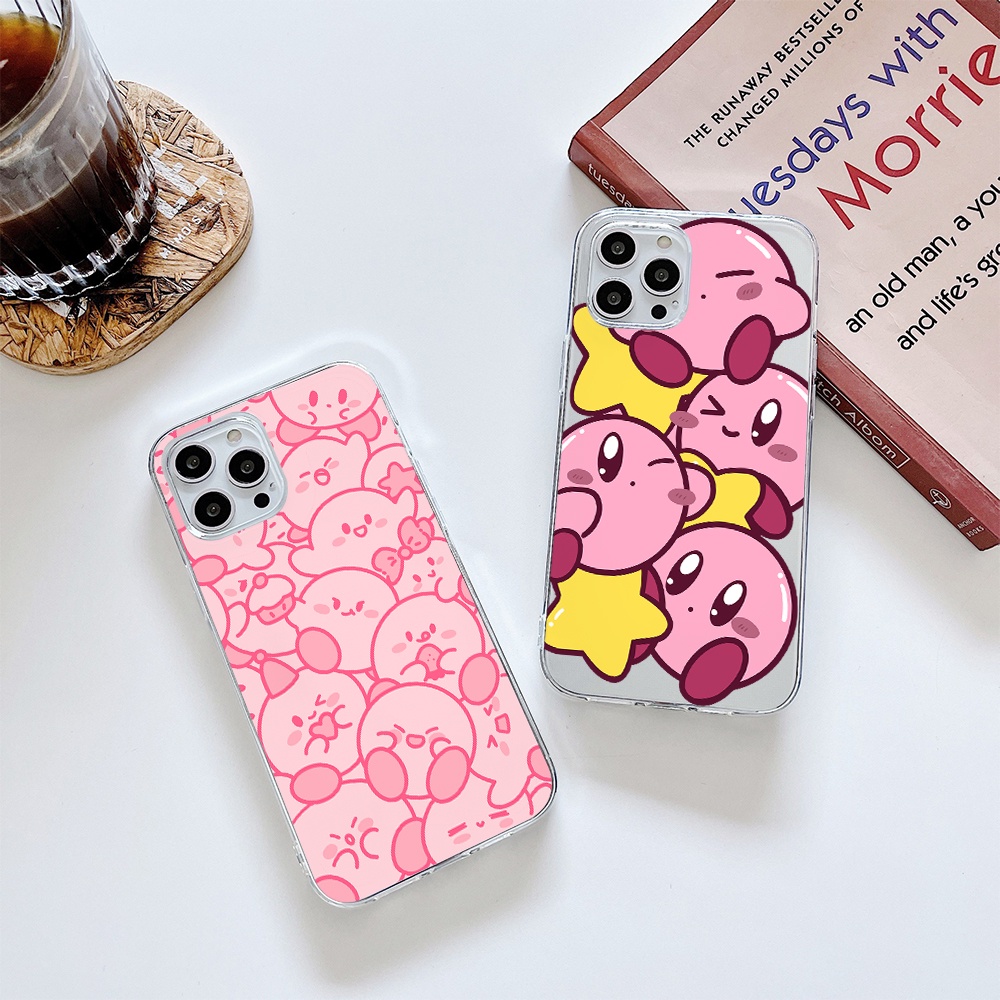 Ốp Điện Thoại Tpu Dẻo In Hình game Kirby Cho iPhone 11 12 13 pro max XS X XR XSMax 7 8 6 6s plus 5 4 SE 2020