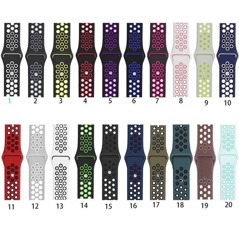 Dây đeo silicone thích hợp cho đồng hồ thông minh Apple Watch Ultra 49mm Series 8 7 6 5 Se 38mm 40mm 42mm 44mm 41mm 45mm