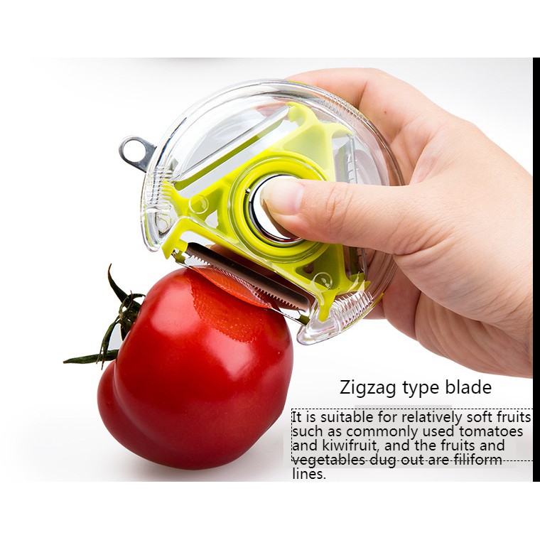 Dụng cụ cắt sợi và gọt vỏ rau củ quả / trái cây 3 trong 1 dành cho nhà bếp