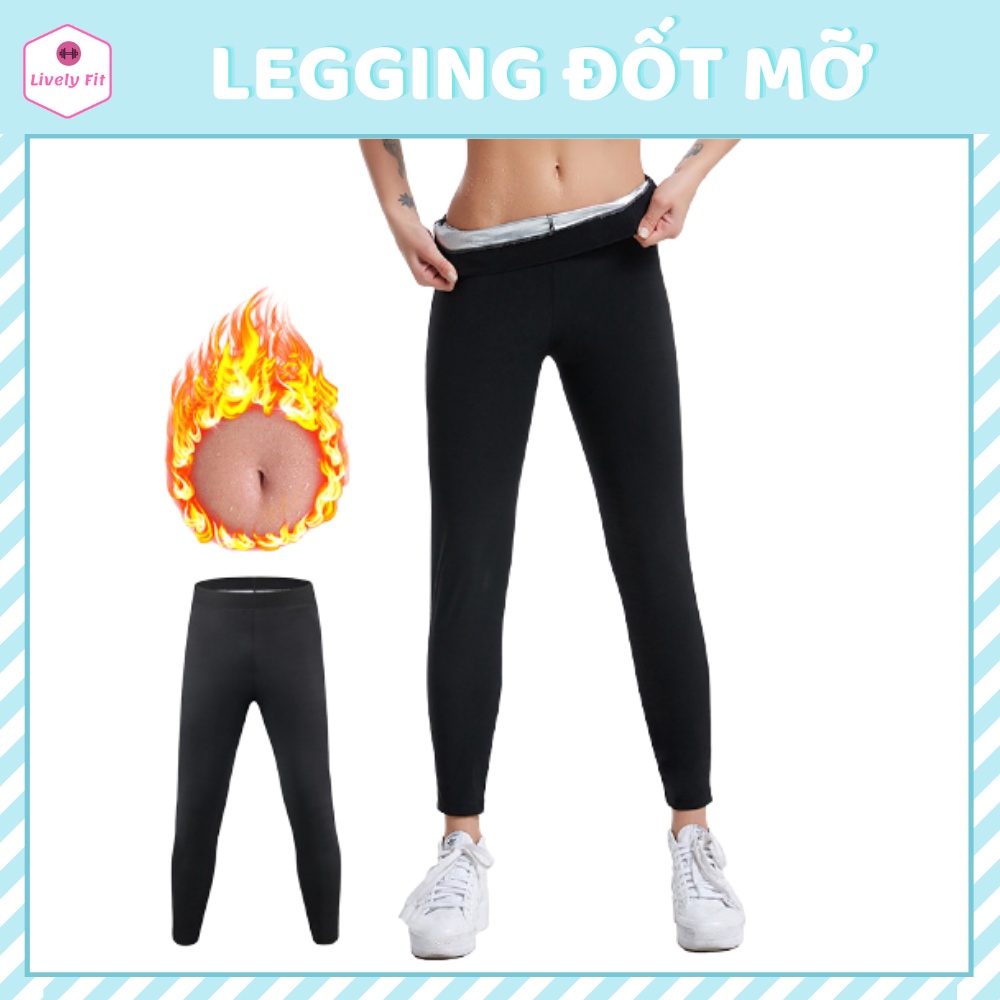 (9P) Quần Legging Đốt Mỡ Dáng Dài, Tập Gym Yoga, Quần Định Hình Vòng Eo, Nâng Mông Đốt Mỡ Nhanh, Da PU