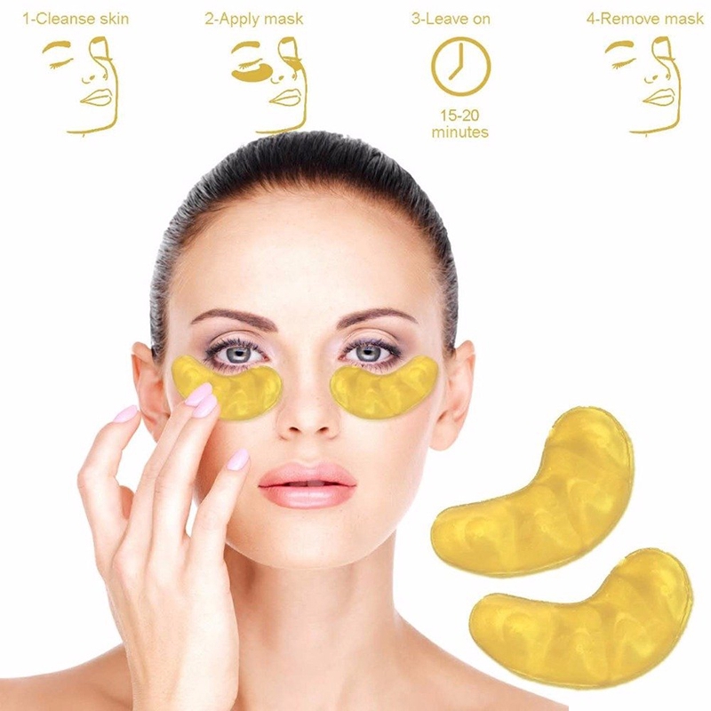 Mặt nạ mắt collagen vàng 24k hyaluronic acid chống lão hóa cao cấp | BigBuy360 - bigbuy360.vn