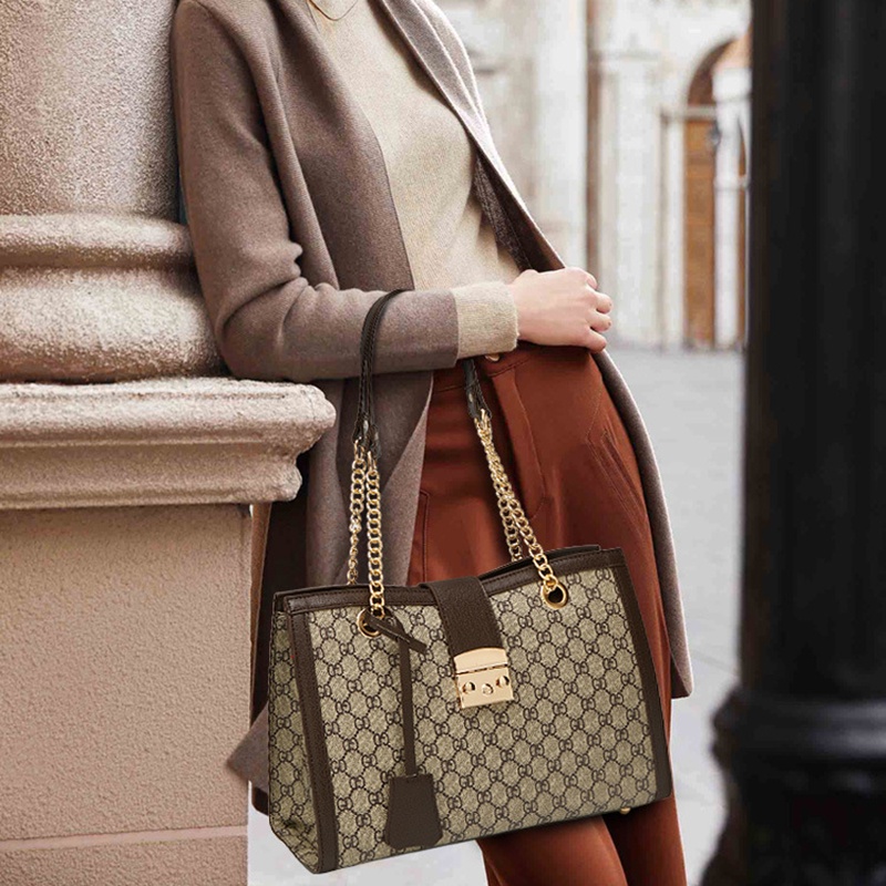 Túi đeo vai IELGY cỡ lớn phong cách Âu Mỹ thời trang cho nữ