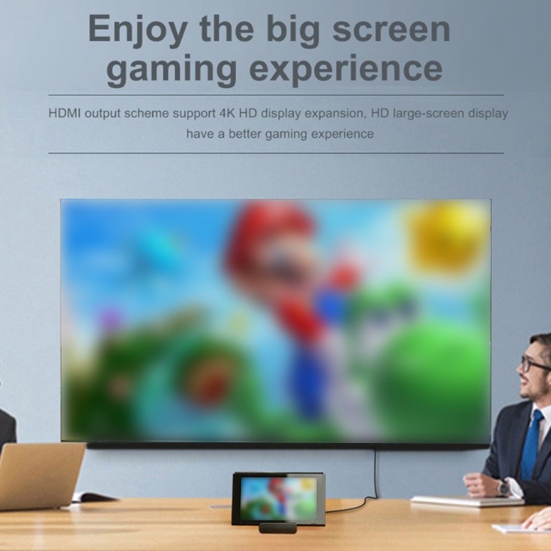 Đế Sạc Chuyển Đổi Video TV Mini Di Động Cho Switch / Switch Lite