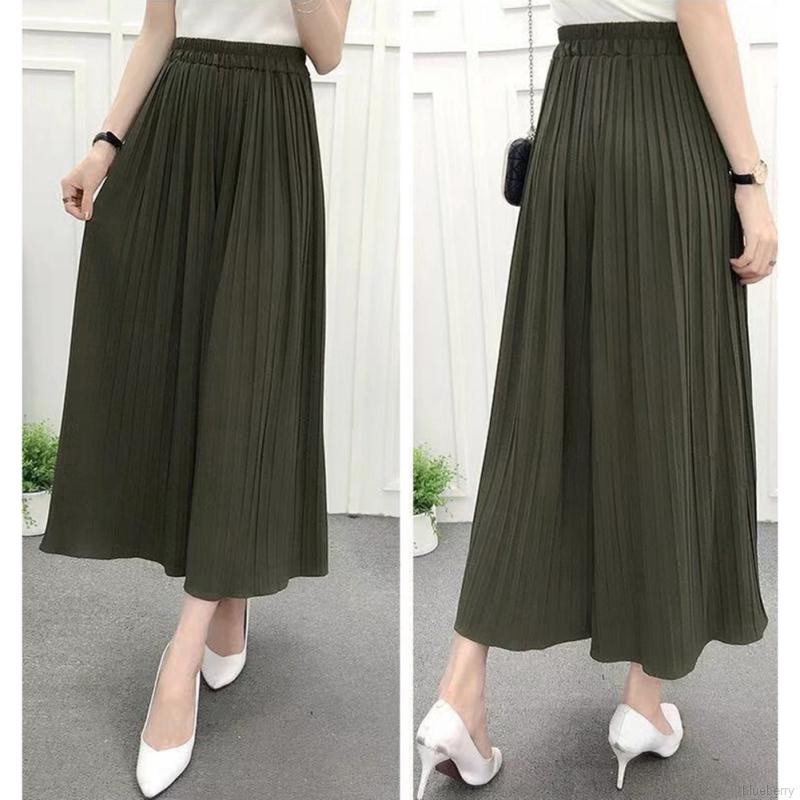 Quần ống rộng vải cotton kiểu dáng hợp thời trang cho nữ | BigBuy360 - bigbuy360.vn