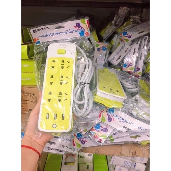 Ổ cắm điện đa năng 3 cổng UsB 6 ổ cắm