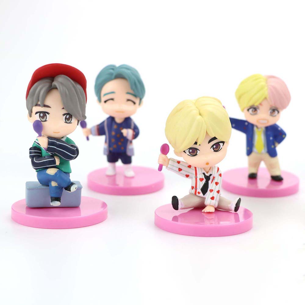 Set 7 Mô Hình Đồ Chơi Các Nhân Vật Trong Nhóm Nhạc Hàn Quốc