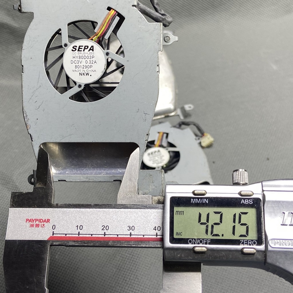 QUẠT SÒ 6 cm x 8.2cm SEPA. 3V 0.32A. HY80D03P