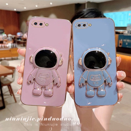 Ốp điện thoại oppo A3S Ốp Điện Thoại Họa Tiết Phi Hành Gia Cho OPPO A1K A12E Realme C2 A5S F9 F11 A91 F11 PRO Reno 3 A76 A7 A12 A74 A95 A96 YHY