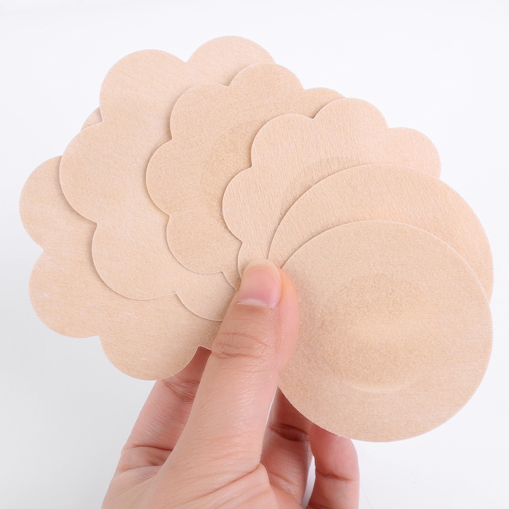 Miếng Dán Ngực Bằng Silicone Tự Dính Chống Lộ Dùng Một Lần Tiện Lợi