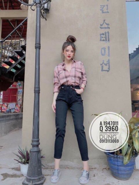 Áo sơ mi kẻ caro to hàng thô đẹp