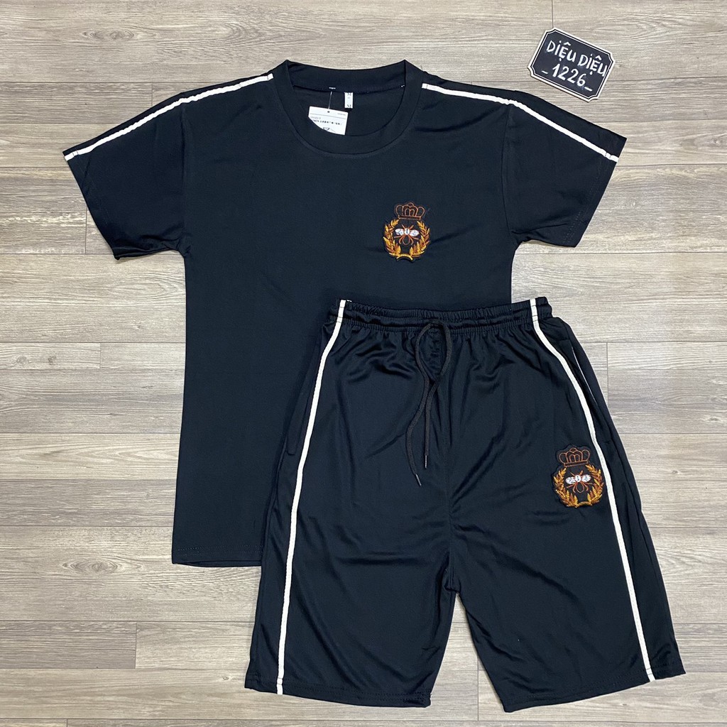 BỘ ĐỒ NAM BỘ HÈ NAM THỂ THAO HỌA TIẾT ONG VÀNG kèm ảnh thật | BigBuy360 - bigbuy360.vn