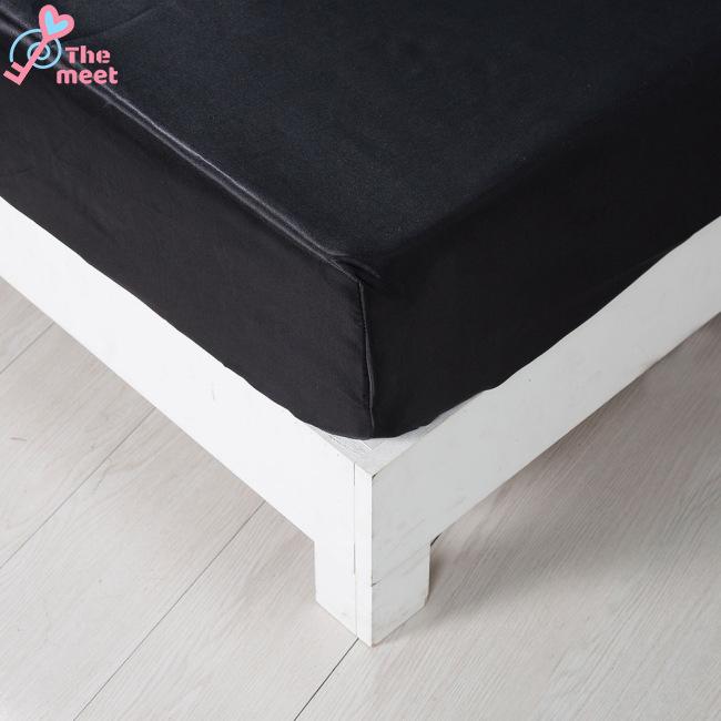 Ga giường màu trơn bằng lụa