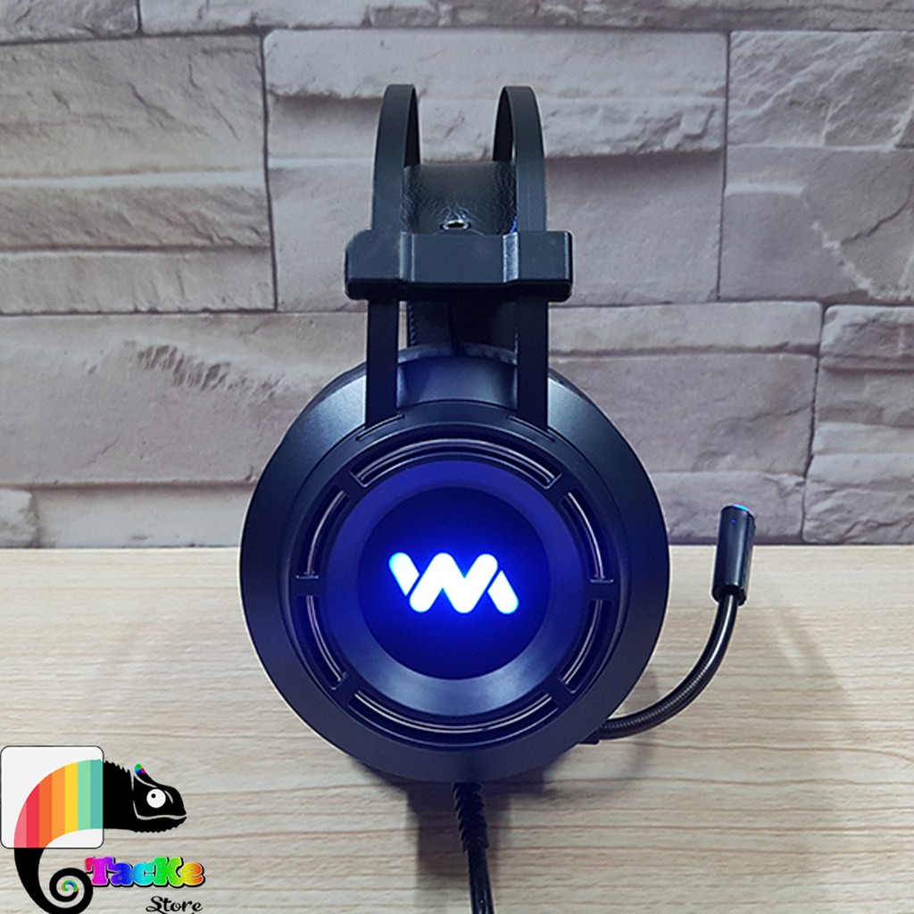 Tai nghe Game Thủ, có Mic, Wang Ming 9800L Chuyên game RGB, Tai Nghe Gaming I Gaming Headphone WangMing 9800L RGB LED