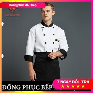 Đồng phục bếp, áo bếp [gửi hàng nhanh]