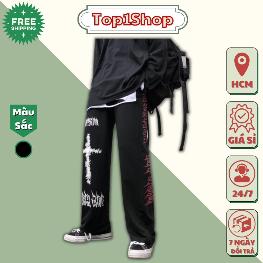 Quần Baggy Unisex, Quần Nỉ Họa Tiết Whale Thời Trang Chất Vải Co Giãn Mềm Mịn, Không Xù Hot Trend Đom Đóm 4 Mùa