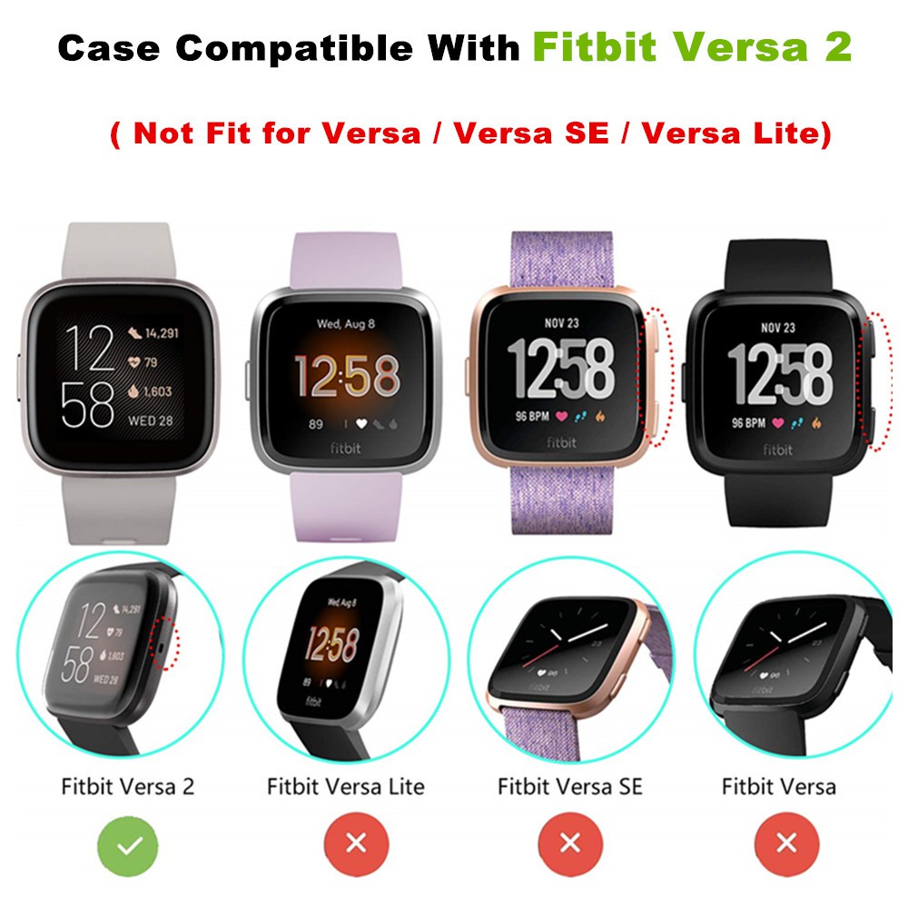 Vỏ bảo vệ bằng silicon tpu cho đồng hồ thông minh Fitbit Versa 2/Versa/Lite