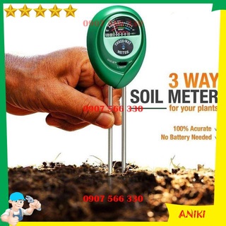 Máy đo PH đất - Dụng cụ đo PH của đất 3 trong 1 (PH, Độ ẩm, Ánh sáng) QE102