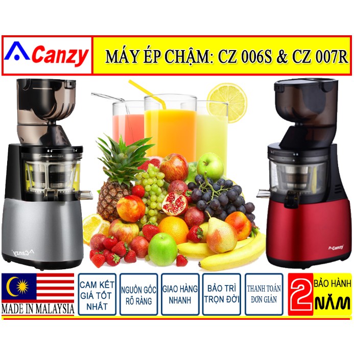 Máy ép chậm hoa quả Canzy CZ 006S nhập khẩu MALAYSIA