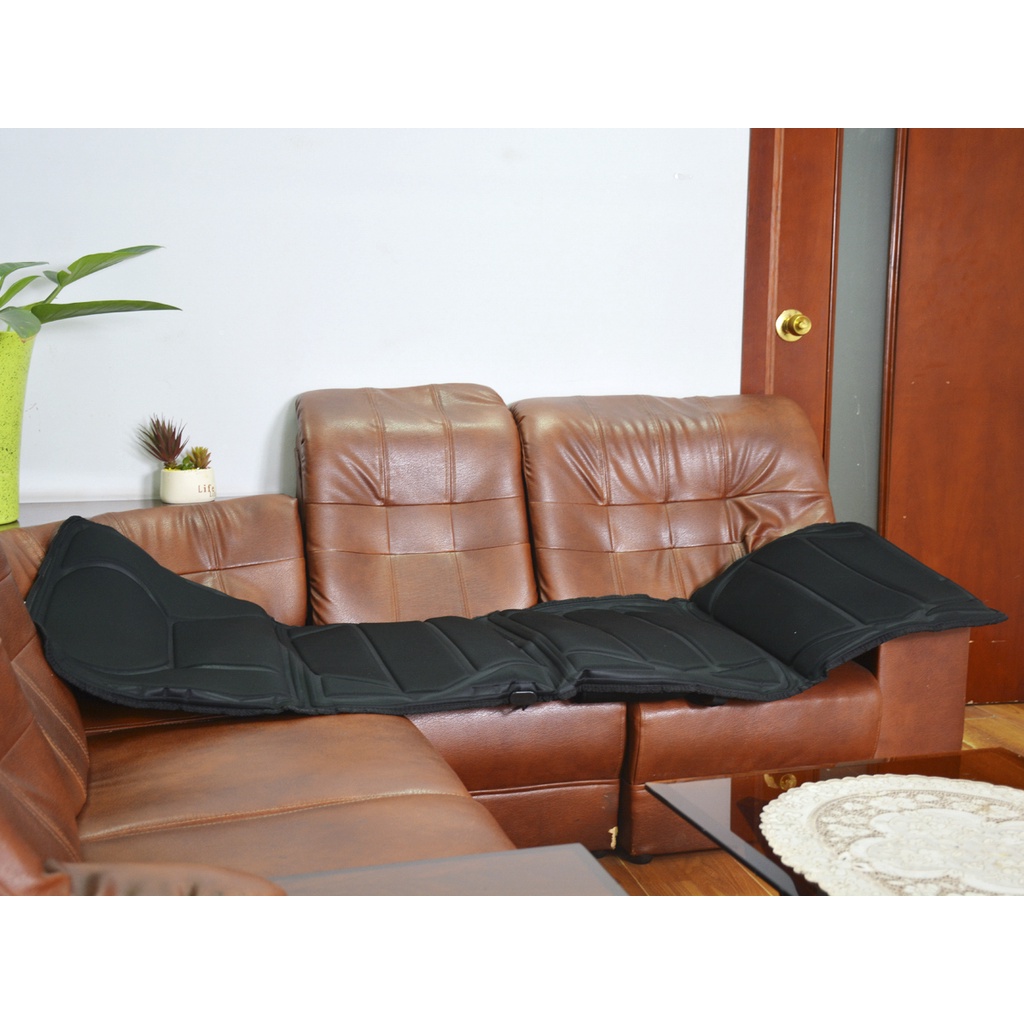 Nệm massage xoa bóp vùng lưng Air Bike - Màu đen
