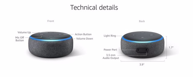 Loa thông minh Echo Dot 3 order Nhật