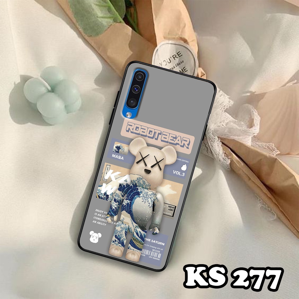 Ốp lưng Samsung A50 - A50s - A70 - A70s - Ốp Samsung in hình Gấu B.Ŗİ.ÇK - Lưng nhám viền TPU cao cấp