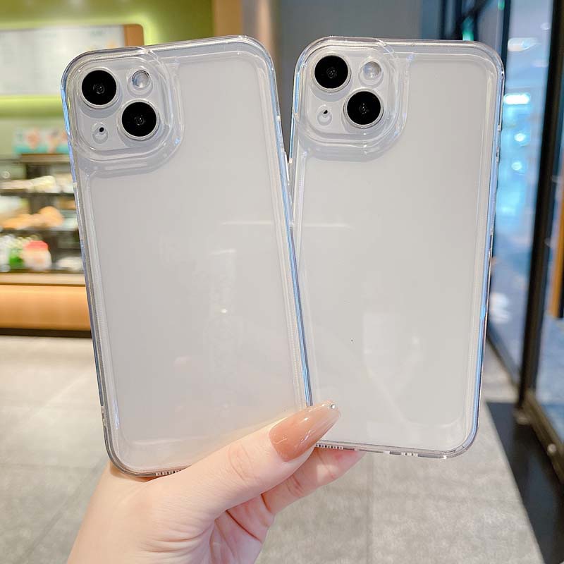 Ốp Điện Thoại Silicon Mềm Trong Suốt Chống Sốc Cho iPhone 14 13 12 11 Pro Max 13 Mini X XS XR 6 6S 7 8 Plus