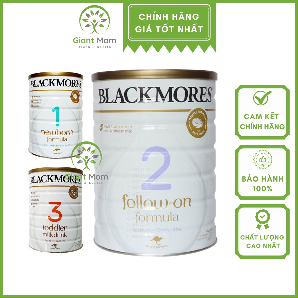 Sữa Công Thức Blackmores GiantMom - Sữa Blackmore Số 1, 2, 3 Nội Địa Úc - Hàng Chính Hãng