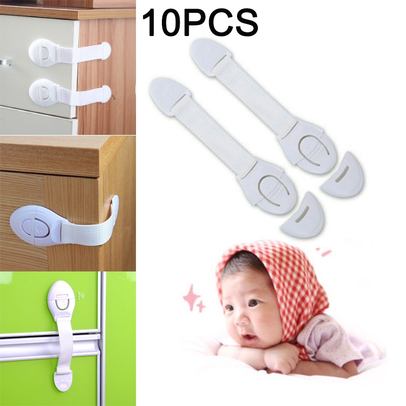 Set 10 Dây Đai Khóa Cửa Tủ An Toàn Cho Bé