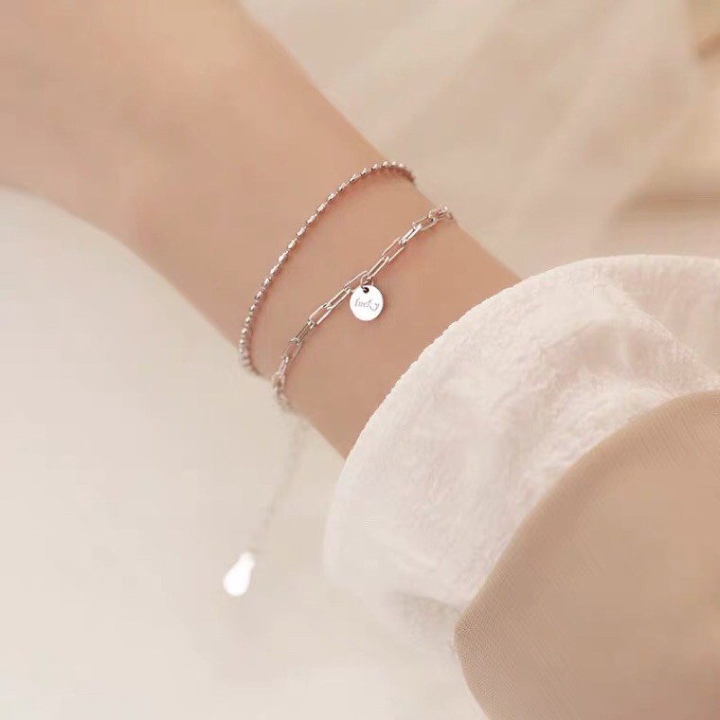 Lắc tay_Vòng tay nữ Bạc cao cấp_𝑨'𝑹𝑶𝑪𝑯 𝑺𝑯𝑶𝑷 𝑪𝒂𝒎 𝒌𝒆̂́𝒕 𝑩𝑨̣𝑪 𝒄𝒉𝒖𝒂̂̉𝒏 100%