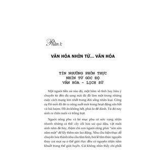 Từ Cái Nhìn Văn Hóa
