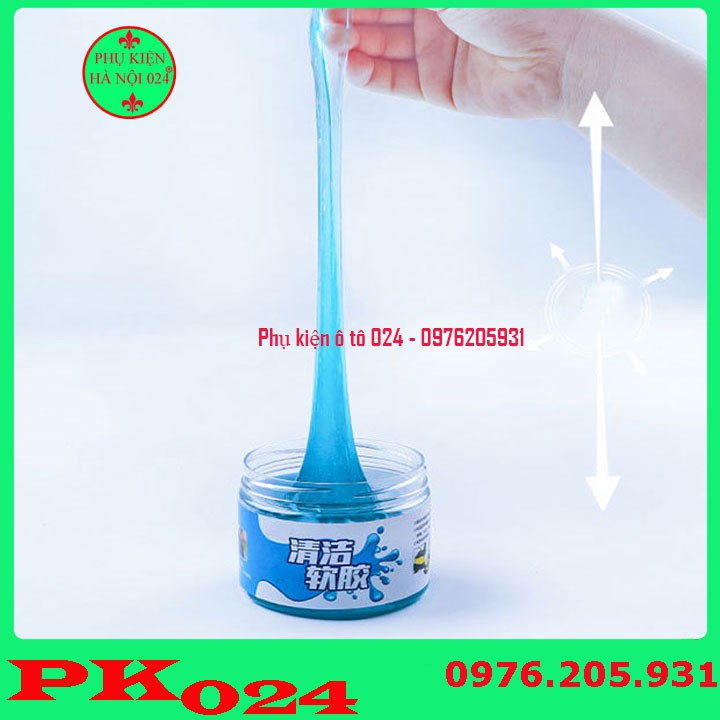 [ Bùn Dẻo Vệ Sinh ] Gel Silicone, Gel Silicon Làm Sạch Bụi Bẩn Ô Tô Bàn Phím Máy Tính Hộp 160g