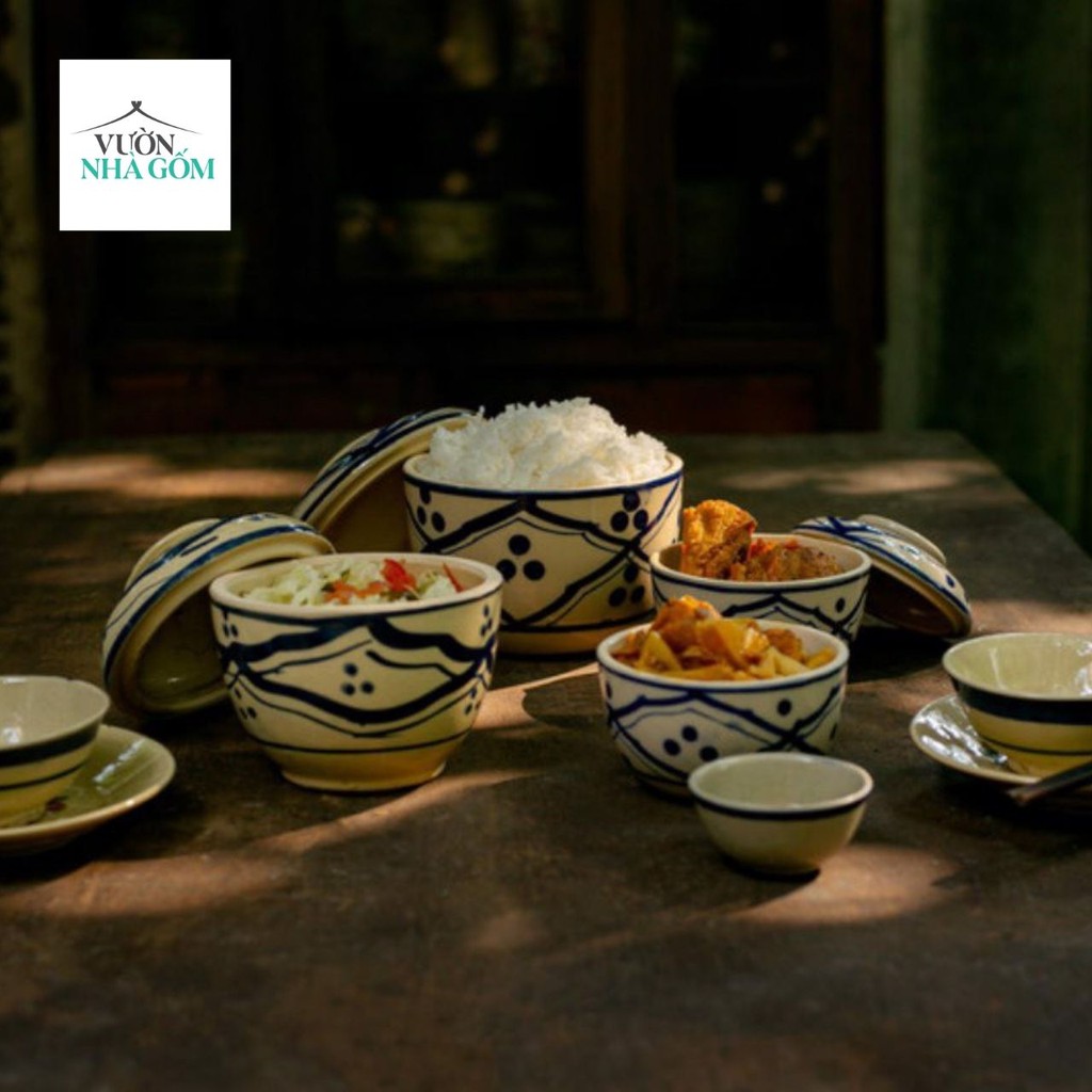 Thố gốm đựng thức ăn, Thố chưng gà ác, gốm lái thiêu, đựng cơm canh restaurant, đựng nghêu hấp xả, Ốc Thố- Vườn Nhà Gốm