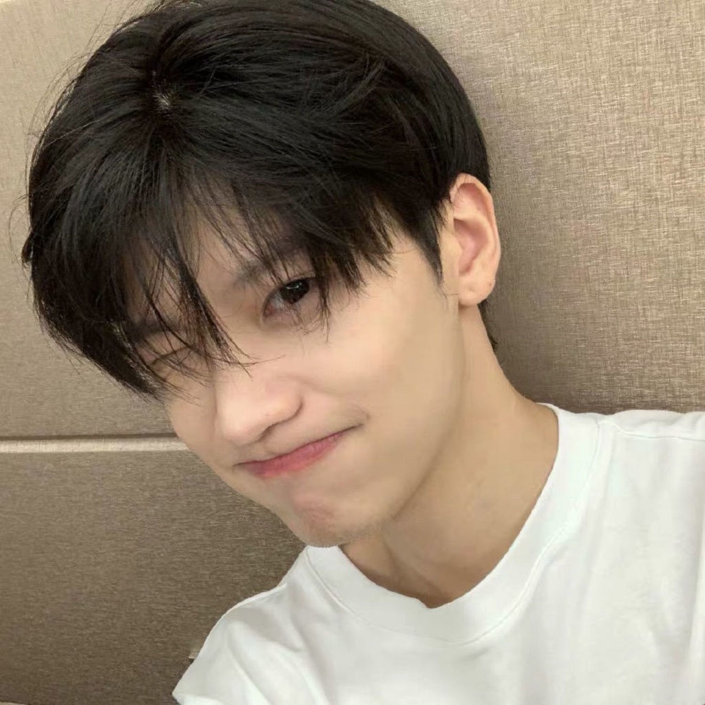 Tóc giả ngắn thẳng nguyên đầu kiểu mái thưa phiên bản Hàn Quốc cho nam học sinh/ thanh thiếu niên