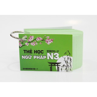 Thẻ Học Ngữ Pháp Tiếng Nhật Trung Cấp N3 - Flashcards Bunpou Soumatome N3 (Tái Bản Mới Nhất)
