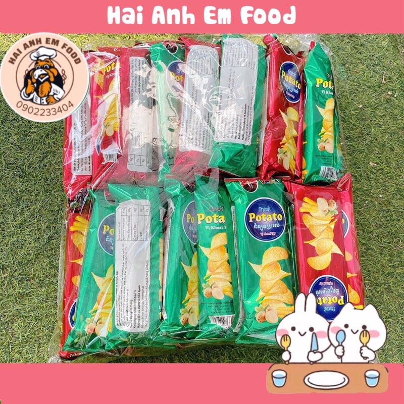 Bịch snack potato khoai tây lát 30 gói