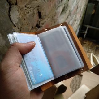Bao da đựng thẻ , vé xe , tiền lẻ