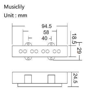 Cầu Đàn 95x18.3mm (K2V)