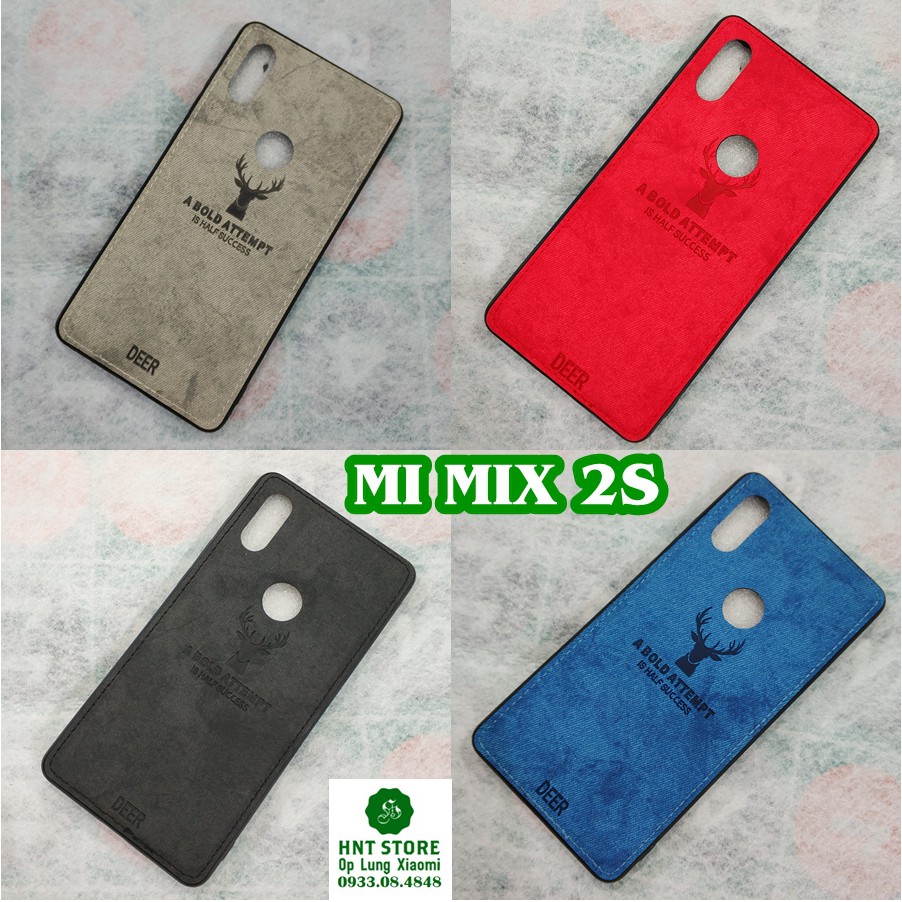 T9/2019 ỐP LƯNG XIAOMI MI MIX 2 - MI MIX 2S - MI MIX 3 - MI 5X - MI A1 - HÌNH HƯƠU VẢI GIẢ DA