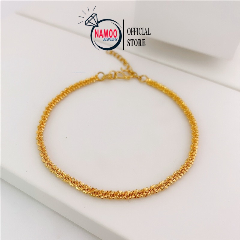 Vòng Tay Nữ Nhỏ, Lắc Tay Vàng Đẹp L252 Namoo Jewelry