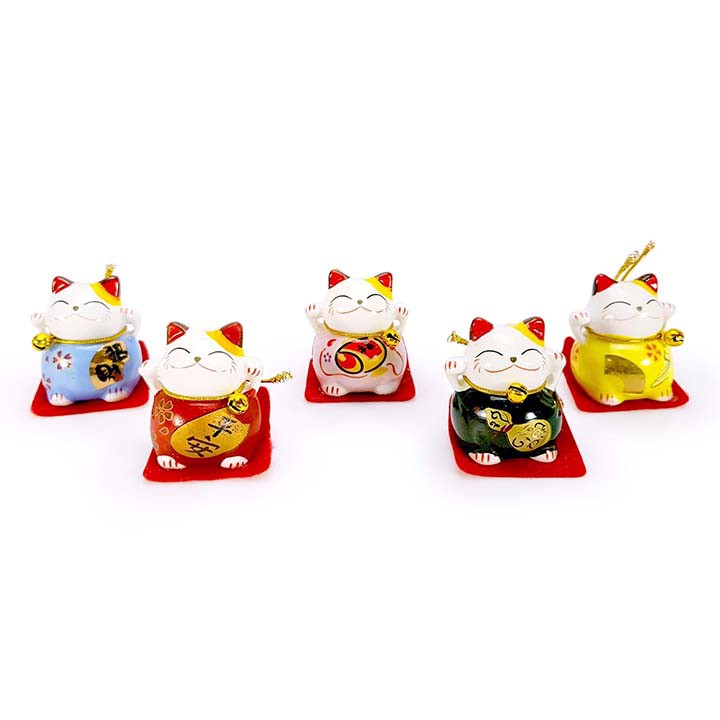 Set  5 Con Mèo Thần Tài Bộ Phát Lộc