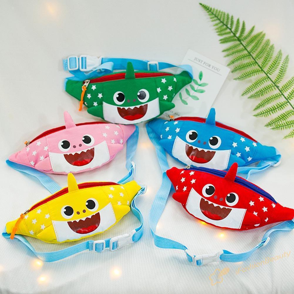 (Hàng Có Sẵn) Túi Đeo Chéo Hình Cá Mập Cute